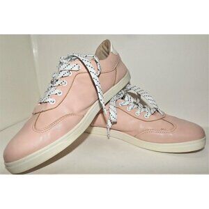 Firezzi women's 6 pink lace up faux leather sneakers